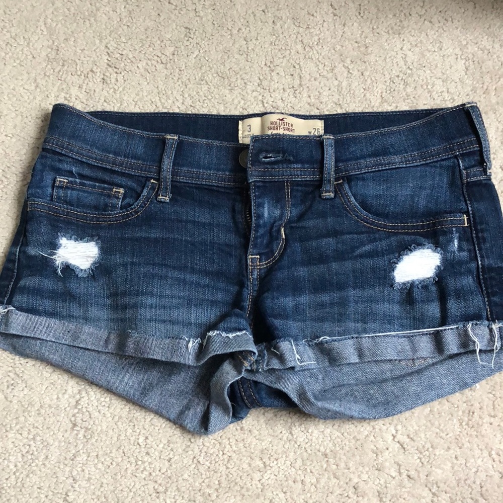Hollister jean shorts